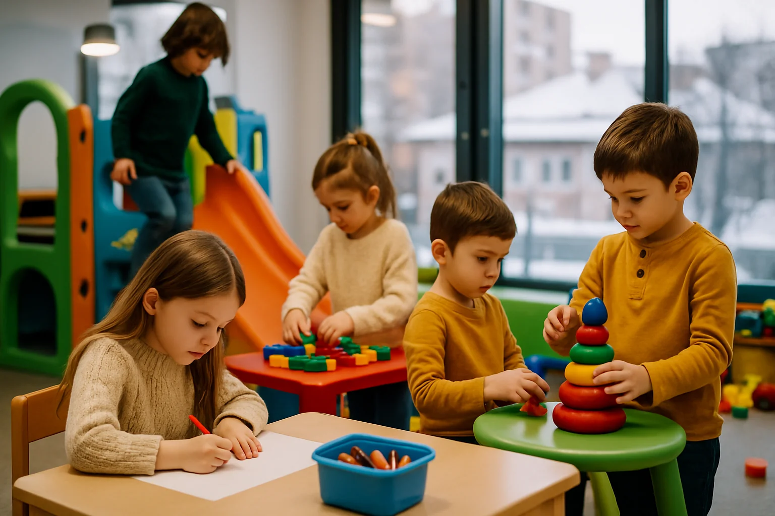 Activități indoor pentru copii în weekendurile de iarnă