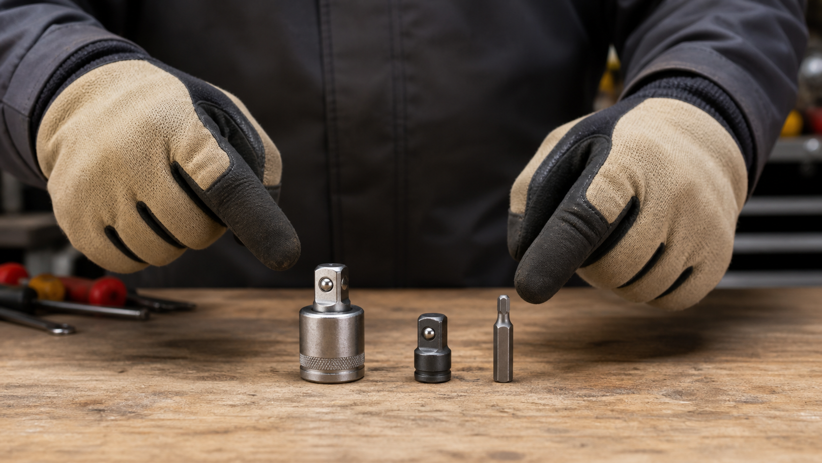 Adaptor de la pătrat de 12,7 mm la bit hexagonal de 6,35 mm: ce verifici