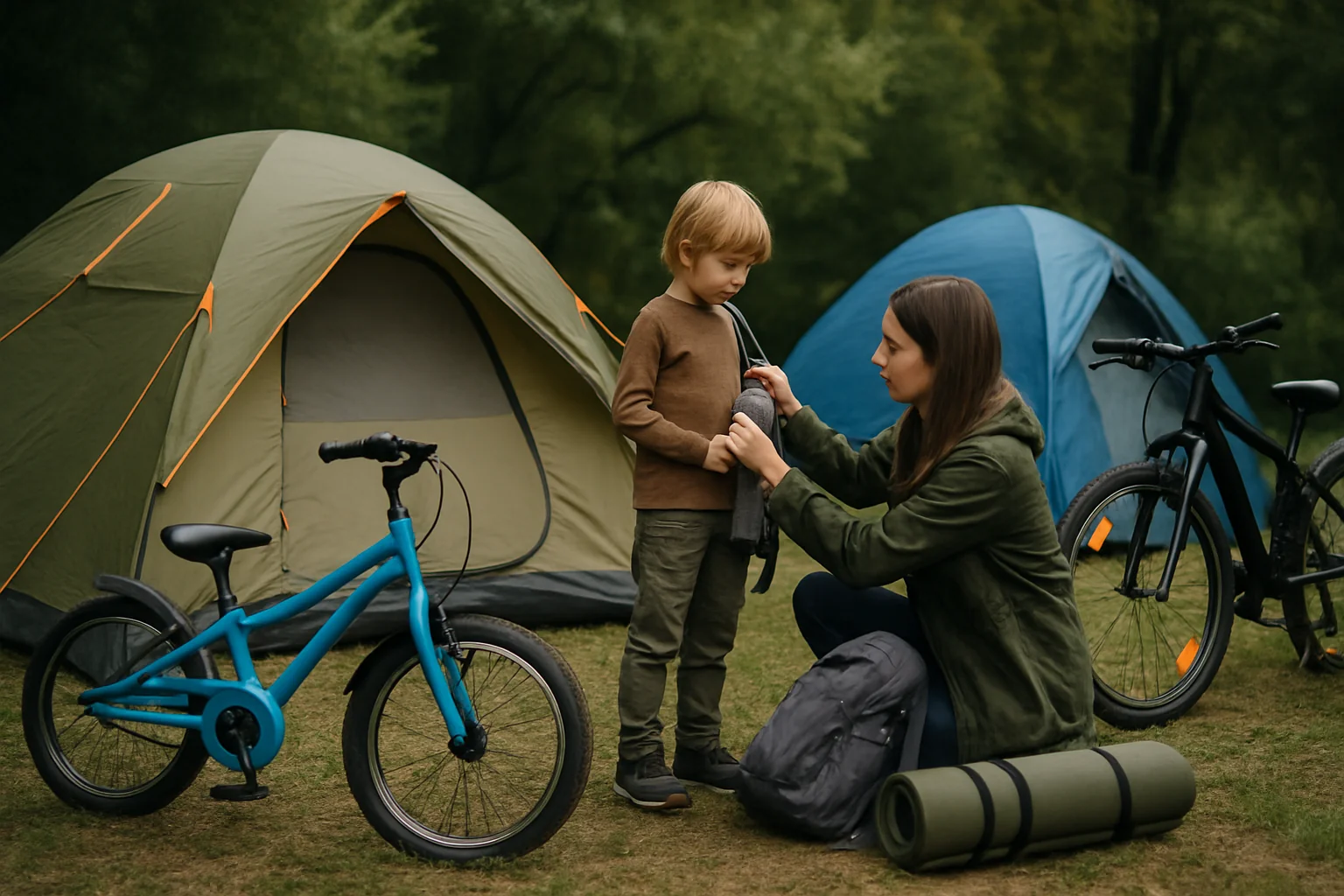 Corturi, biciclete și echipamente outdoor pentru copii
