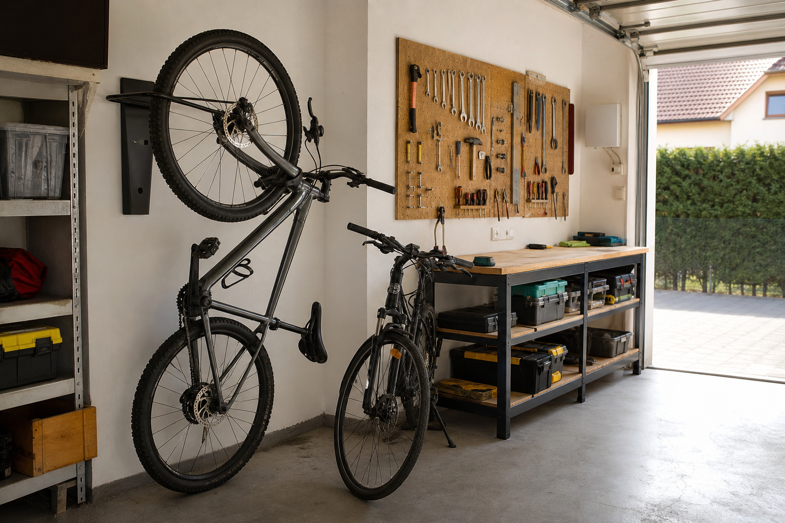 Cum alegi suport bicicletă pe perete vertical pentru garaj