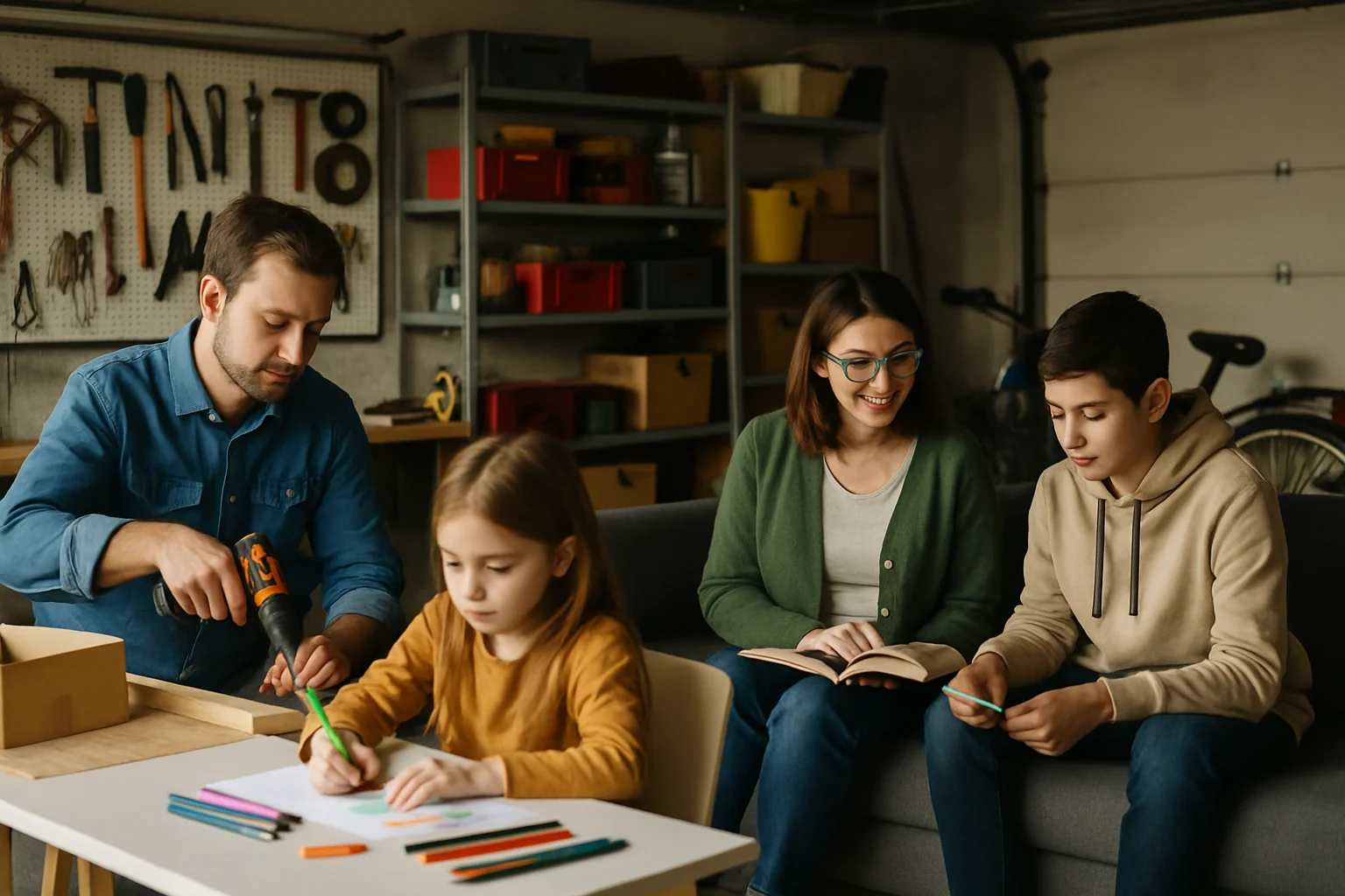 Cum transformi garajul într-un spațiu util pentru familie