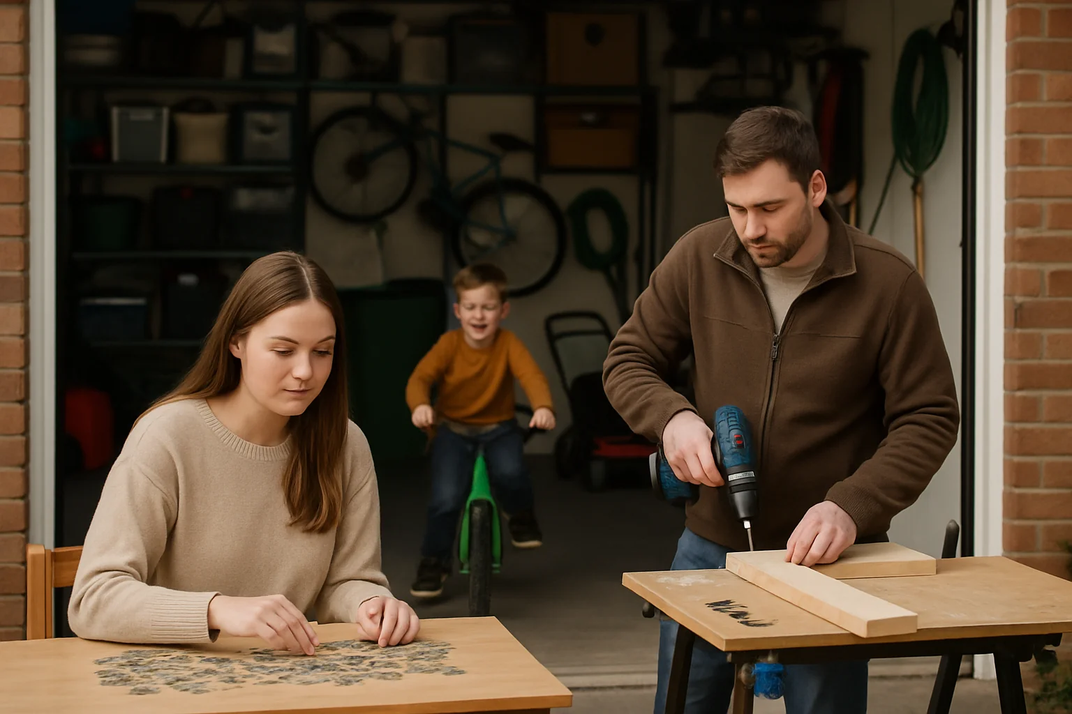 Garajul ca spațiu multifuncțional pentru familie