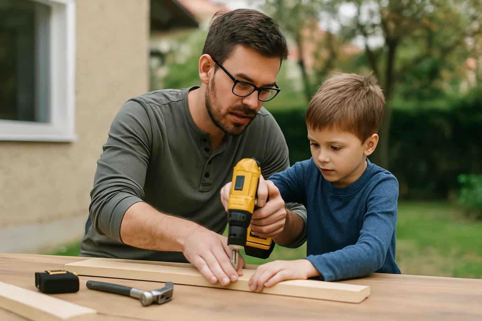 Proiecte rapide pentru tați pasionați de bricolaj