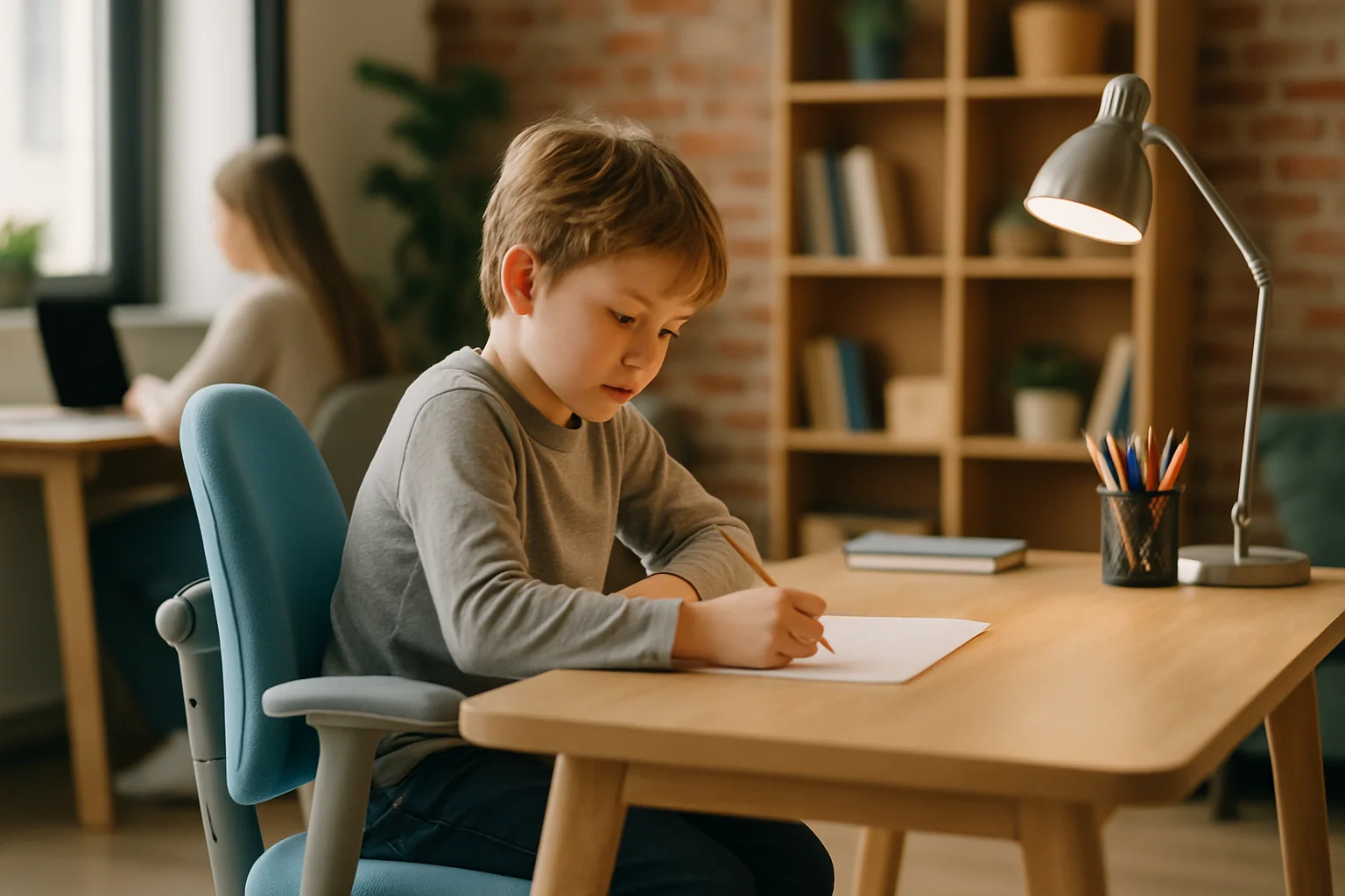 Scaune și birouri pentru copii: ce e ergonomic cu adevărat
